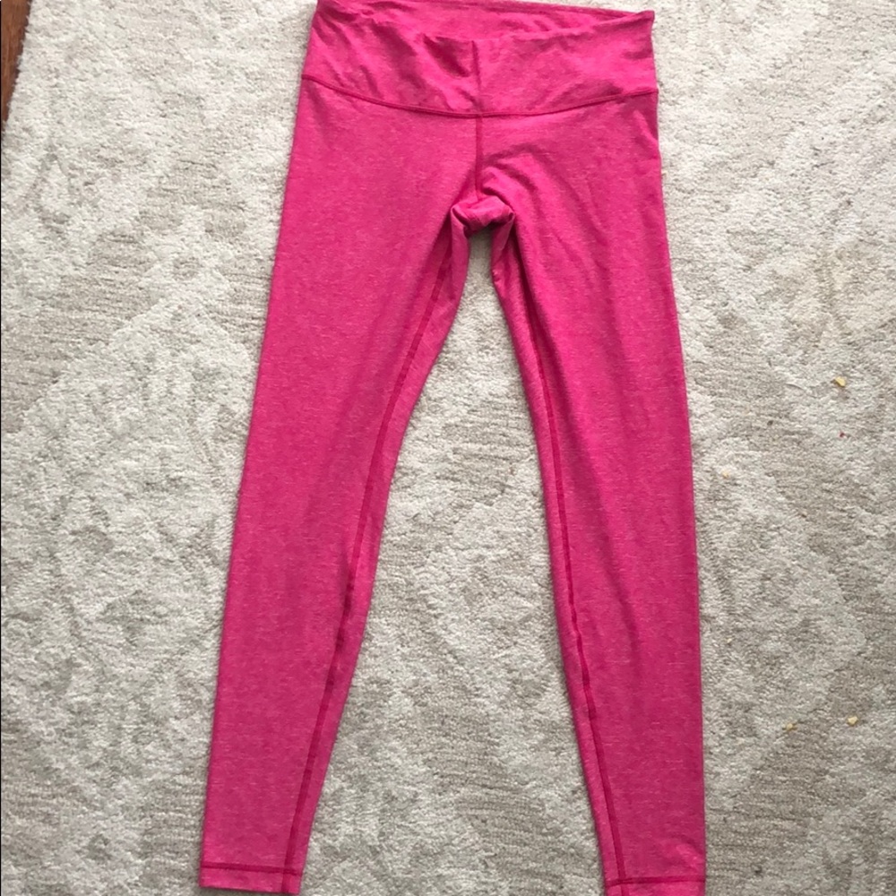Lululemon Yoga Pink Leggings